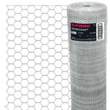 Rollo malla hexagonal cal.22, 1.2x 45m, abertura 25mm, 16kg