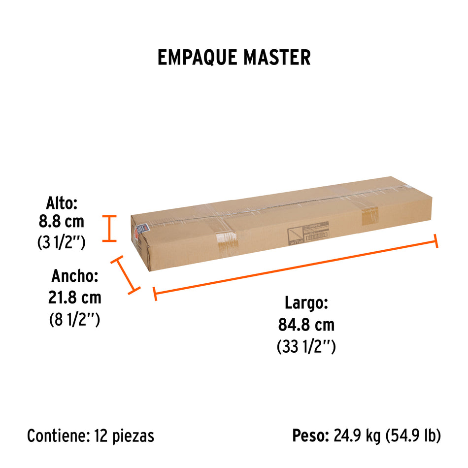 Maneral de acero de 31'para malacate, Truper