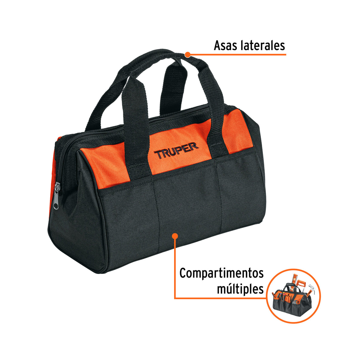 Maleta portaherramientas de Truper 12"