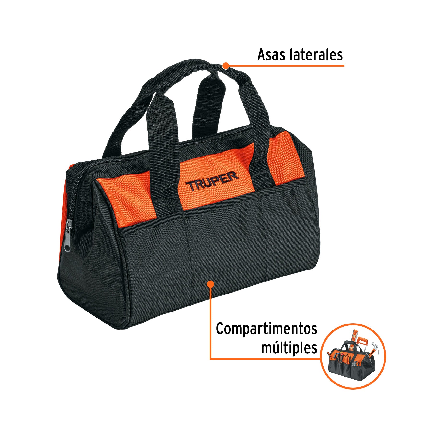 Maleta portaherramientas de Truper 12"
