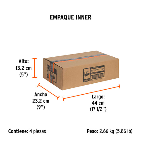 Maleta portaherramientas de Truper 14"