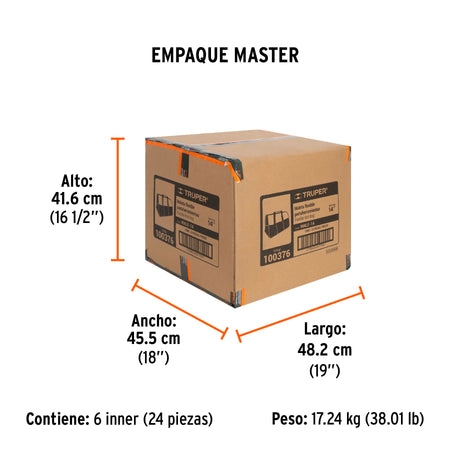 Maleta portaherramientas de Truper 14"