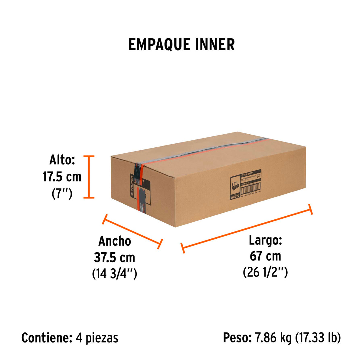 Maleta portaherramientas de Truper 24"