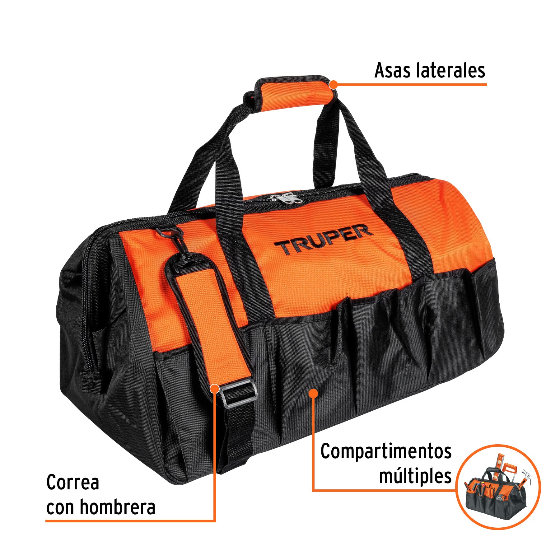 Maleta portaherramientas de Truper 24"