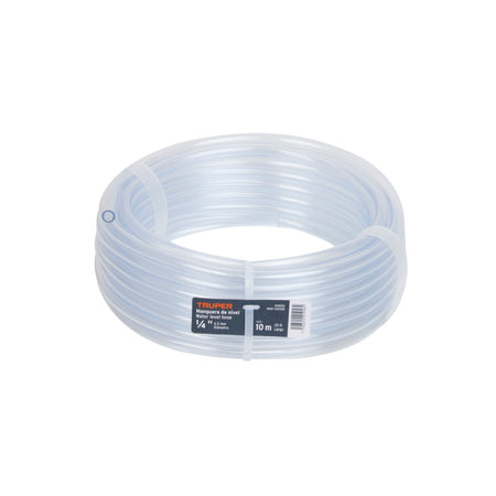 Manguera de Nivel, 1/4', rollo de 10m, TRUPER 1/4', 10m