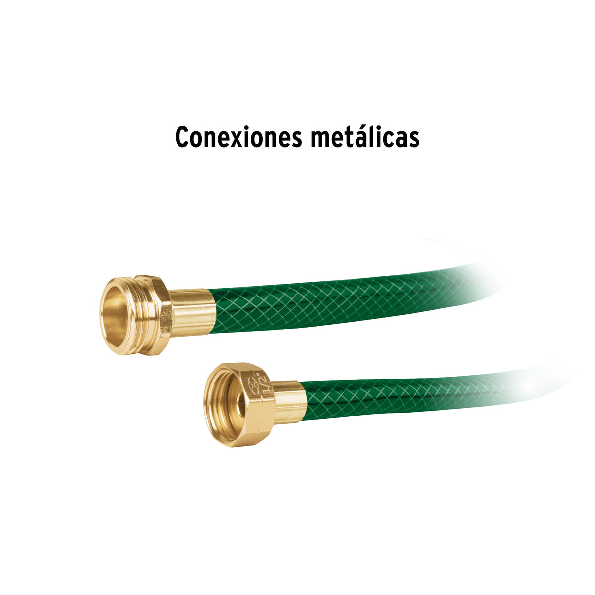 Manguera 1/2' reforzada 3 capas conexiones metal 10m, Pretul 1/2', 10m