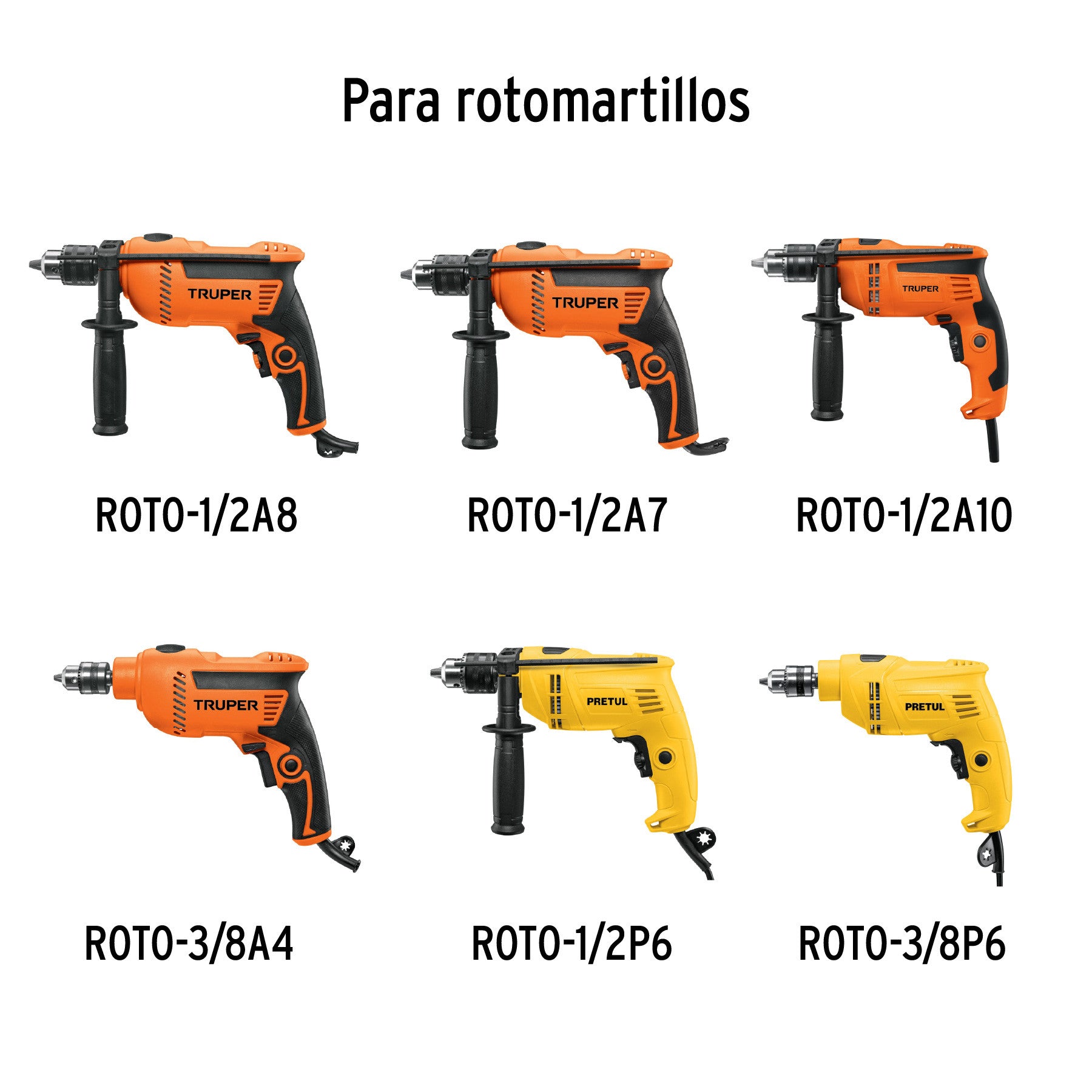 Mango de repuesto para ROTO-1/2A7ROTO-1/2A8ROTO-1/2A9