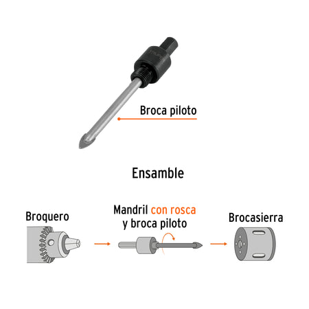 Mandil bordado al frente estampado al dorso Truper