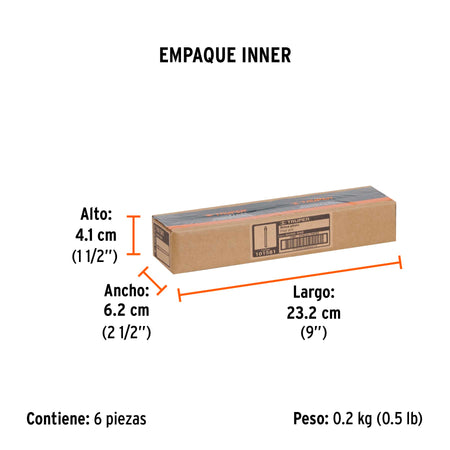 Broca piloto de 1/4" para brocasierras diamante Truper