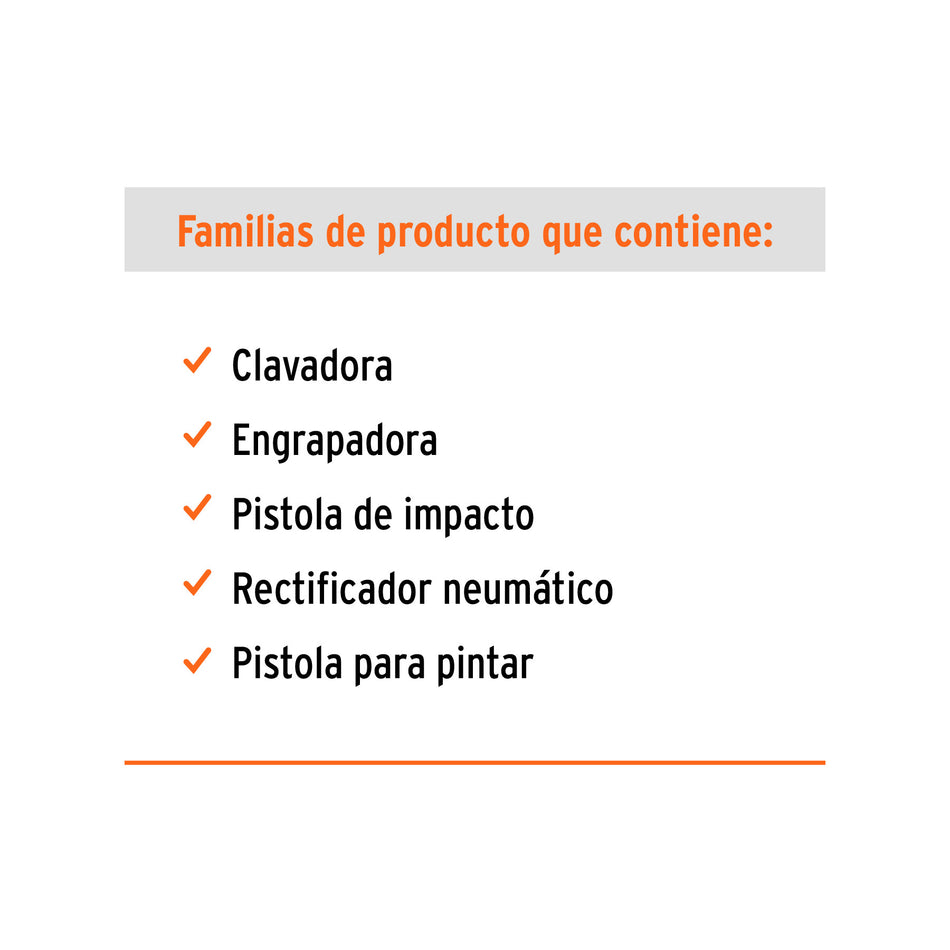 Mueble exhibidor con herramienta neumatica