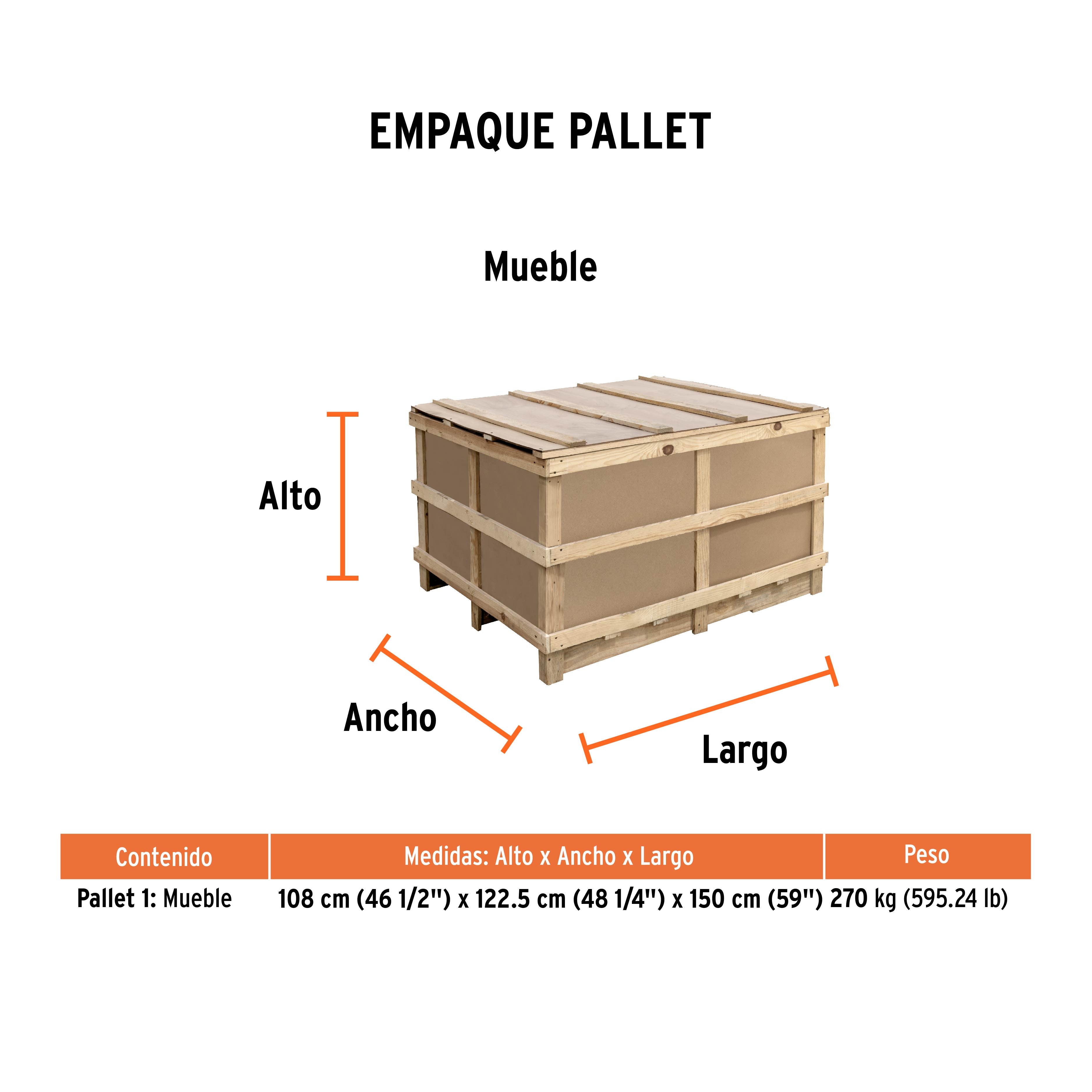 Mueble exhibidor con herramienta neumatica