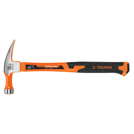 Martillo una recta mango fibra de vidrio Truper 18 oz