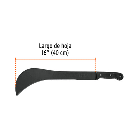 Machete ranchero 16' recto, Truper