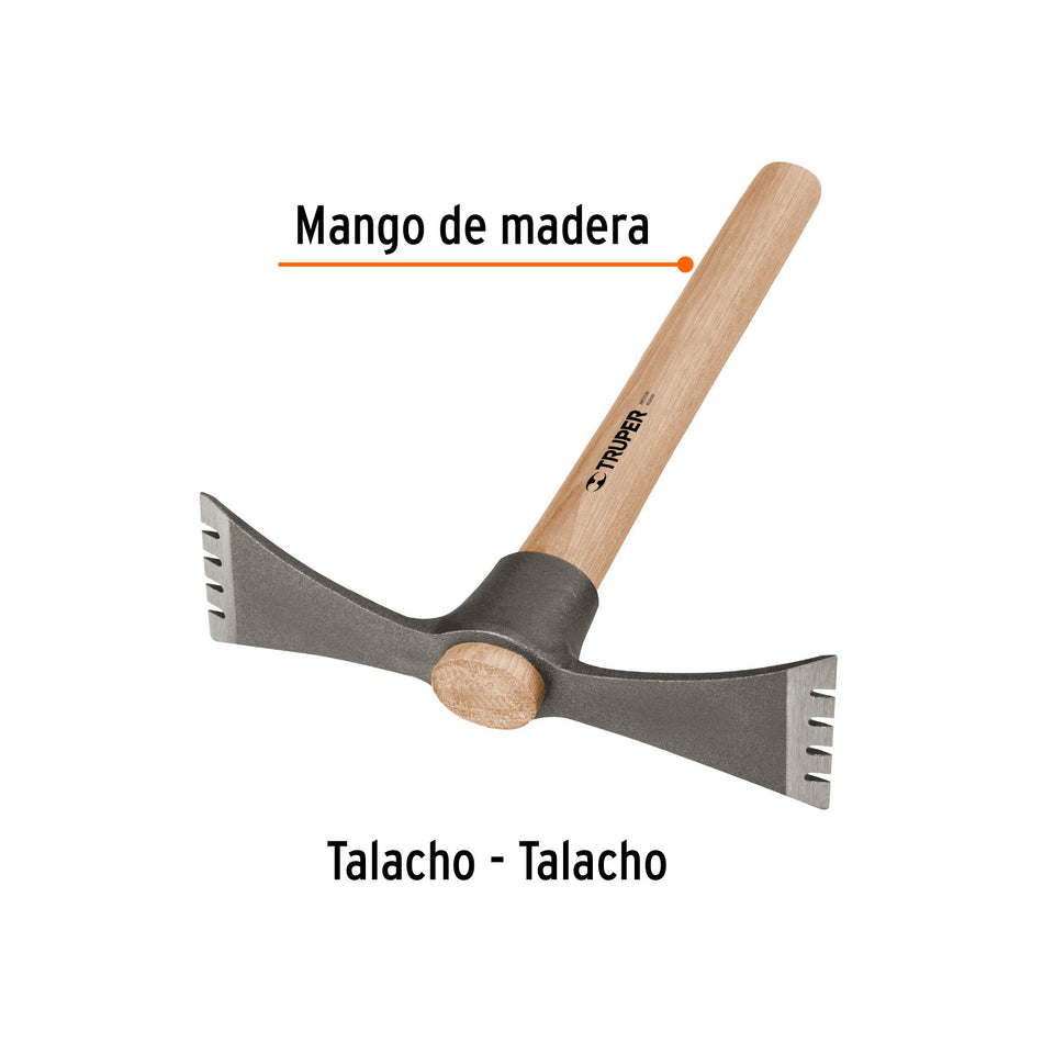 Martelina talacho-talacho, 20 oz, mango madera, TRUPER