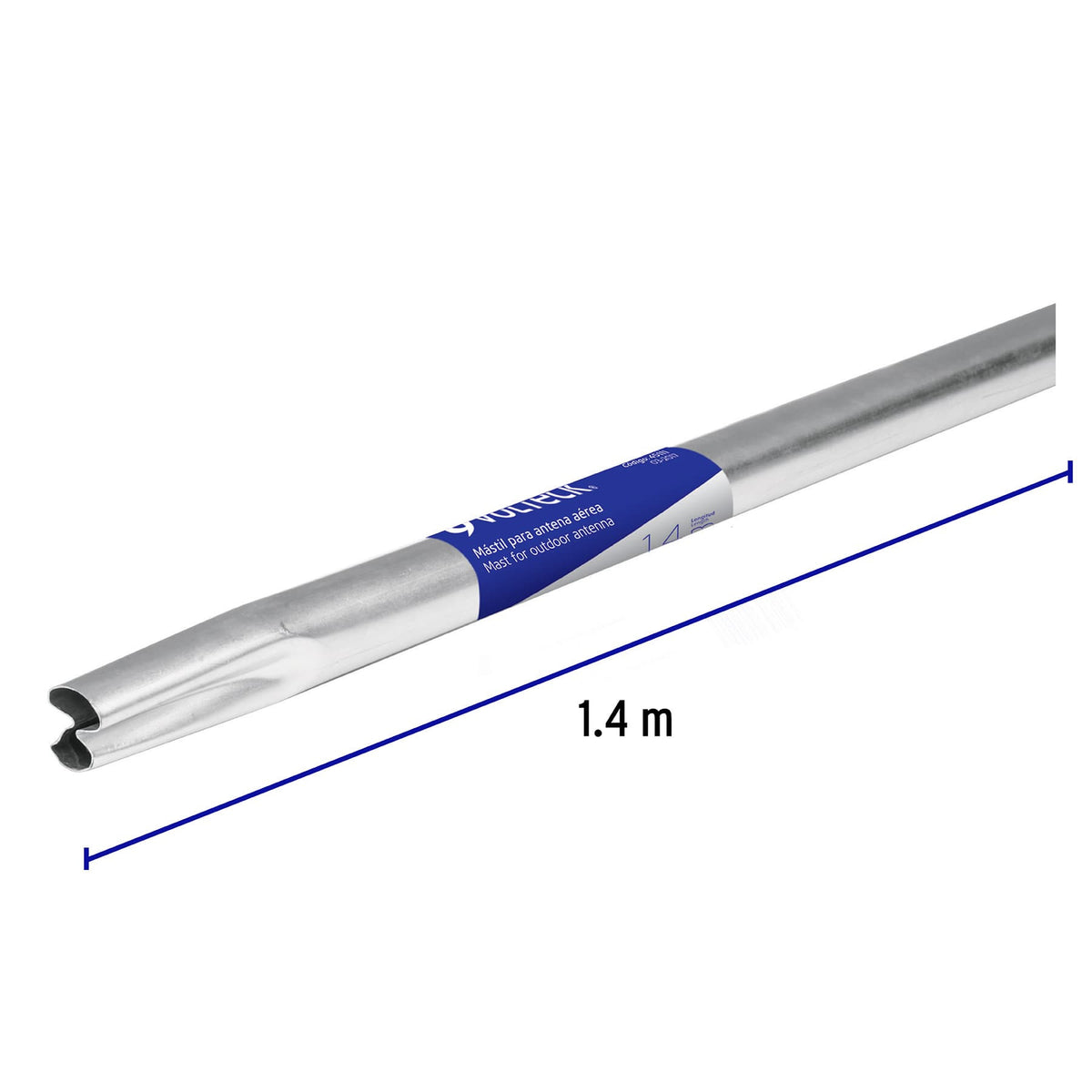 Mástil de 1.4 m para antena aérea, Volteck 1.4 m