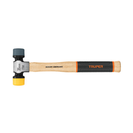Martillo 35 mm con caras suaves intercambiables Truper Grip