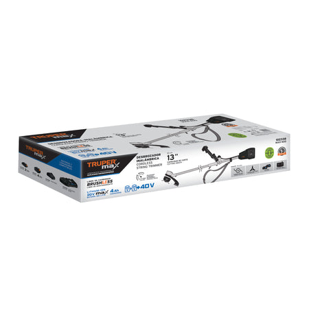 Desbrozadora inalambrica 40V sin carbones TRUPER MAX