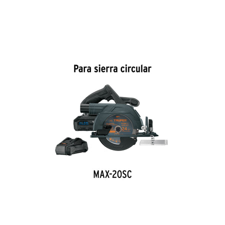 Sierra circular 6-1/2" 20V 1 bateria 4Ah MAX