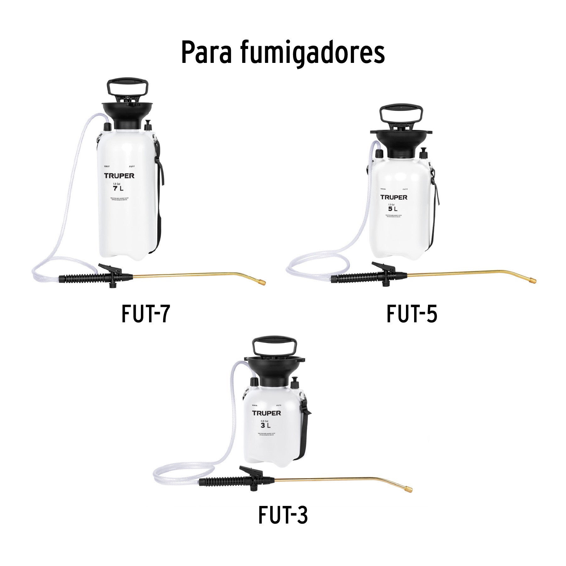 Manguera y dosificador de repuesto para FUT-3, 5 y 7, Truper
