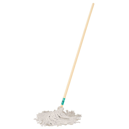 Trapeador tipo mechudo, con bastón de, KLINTEK 350 g