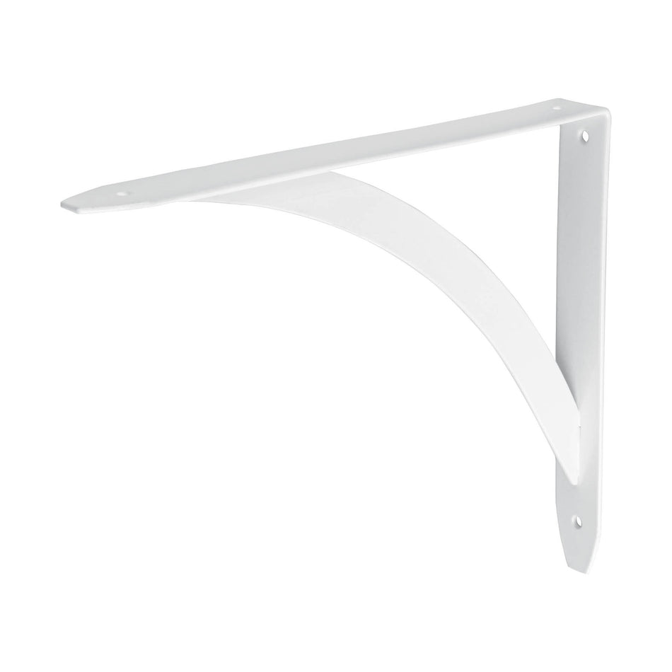 Ménsula reforzada blanca 8 x 10', diseño barra, FIERO 8 x 10', blanca