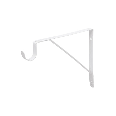 Ménsula reforzada blanca 11 x 12', con gancho, FIERO 11 x 12', blanca