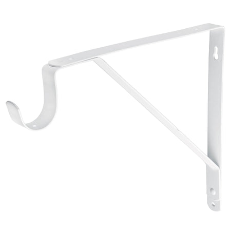 Ménsula reforzada blanca 11 x 12', con gancho, FIERO 11 x 12', blanca
