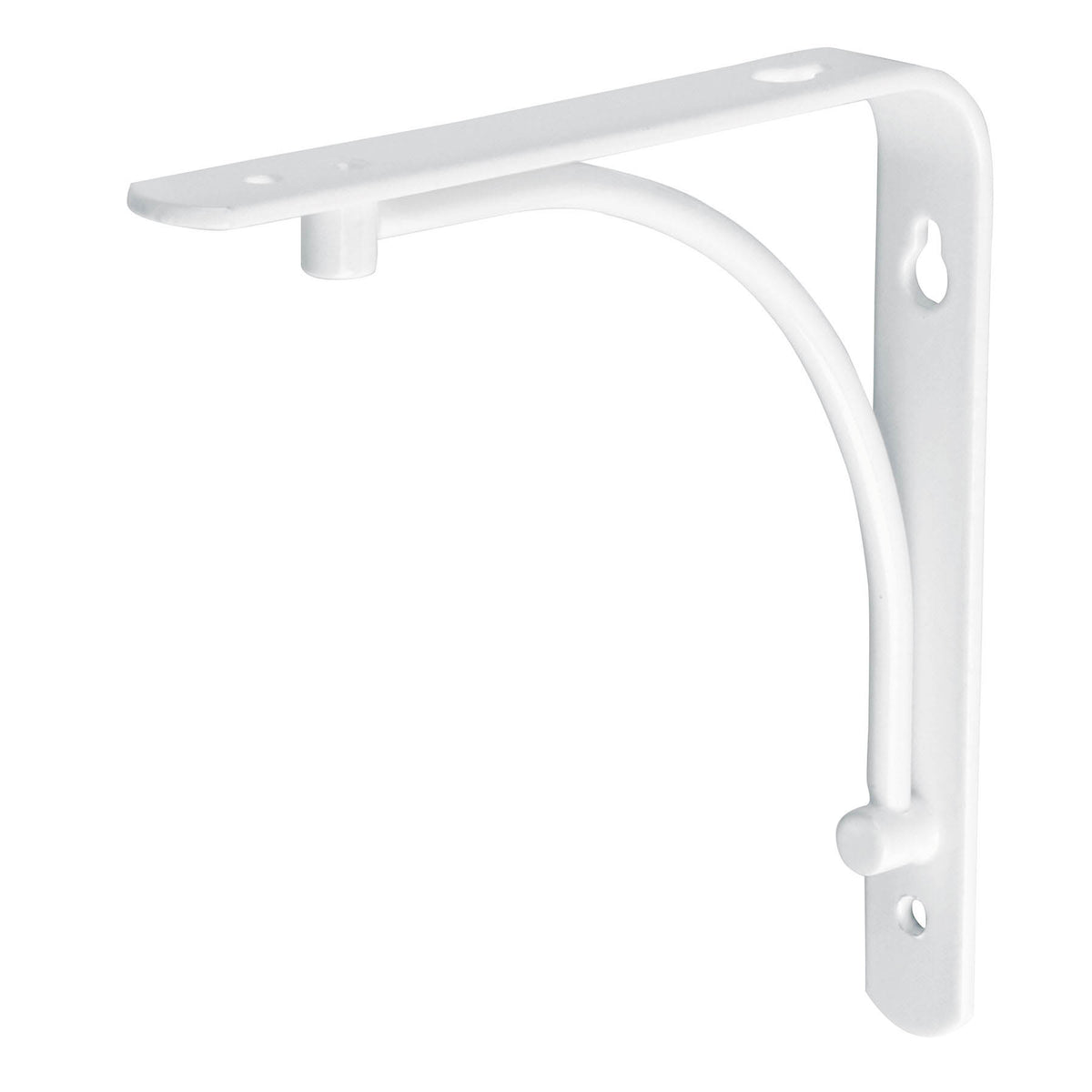 Ménsula reforzada blanca 6 x 6', diseño alambrón, FIERO 6 x 6', blanca