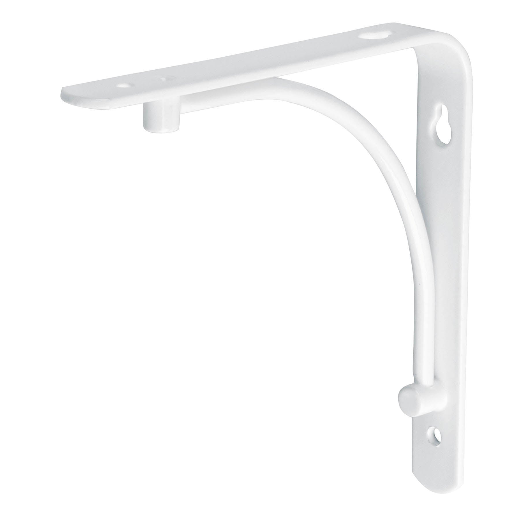 Ménsula reforzada blanca 6 x 6', diseño alambrón, FIERO 6 x 6', blanca