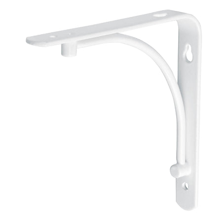 Ménsula reforzada blanca 6 x 6', diseño alambrón, FIERO 6 x 6', blanca