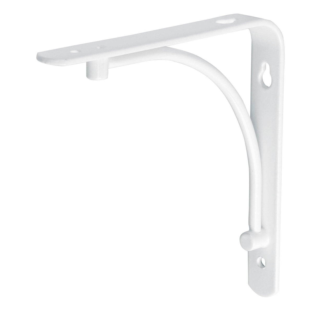Ménsula reforzada blanca 6 x 6', diseño alambrón, FIERO 6 x 6', blanca