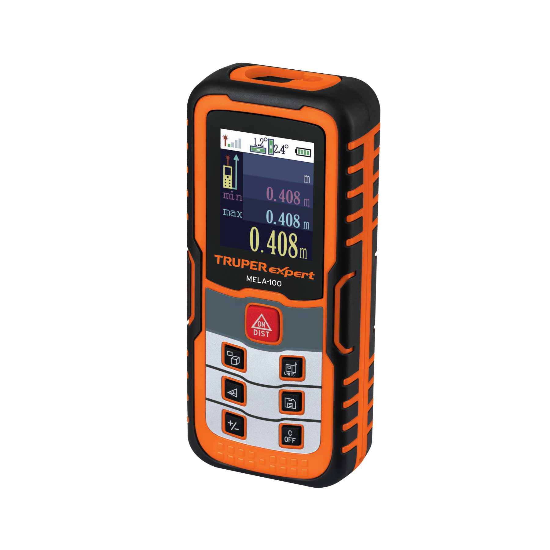 Medidor laser de distancia de 0.05 m a 100 m Truper