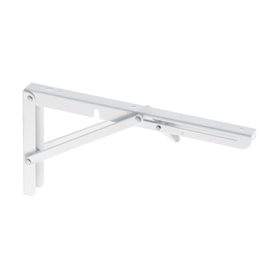 Ménsula plegable de acero blanca 6' x 12', FIERO 6', 12', blanca