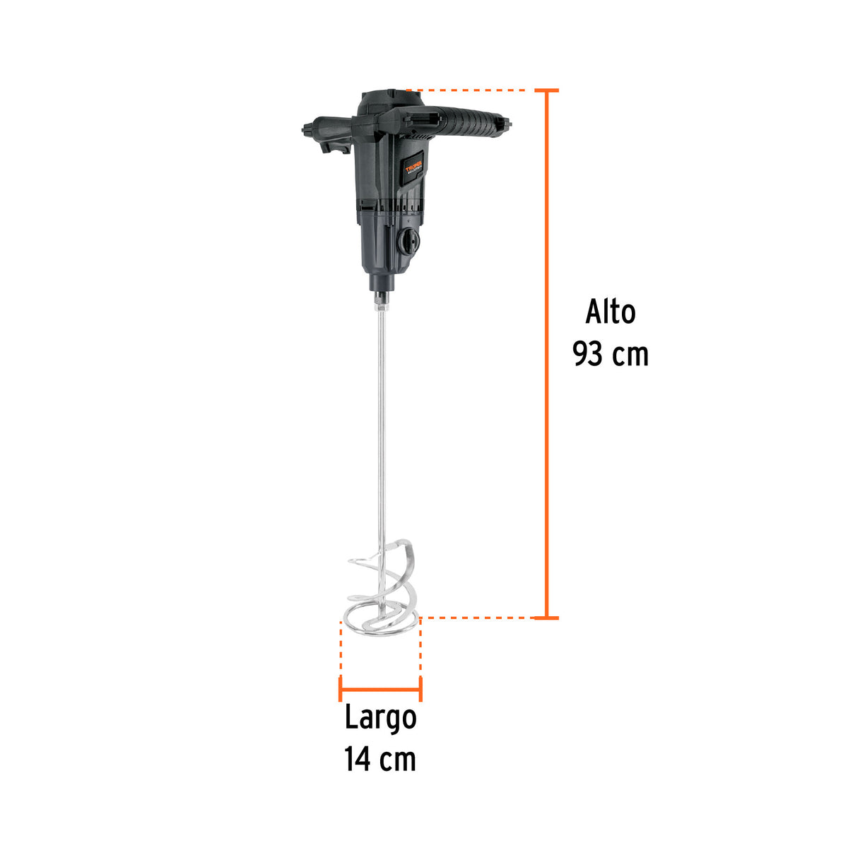 Mezcladora electrica 1500W TRUPER INDUSTRIAL