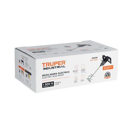 Mezcladora electrica 1500W TRUPER INDUSTRIAL