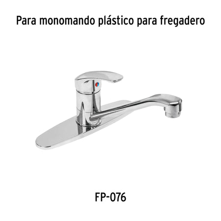 Maneral de palanca p/monomando de fregadero, cromo, BASIC