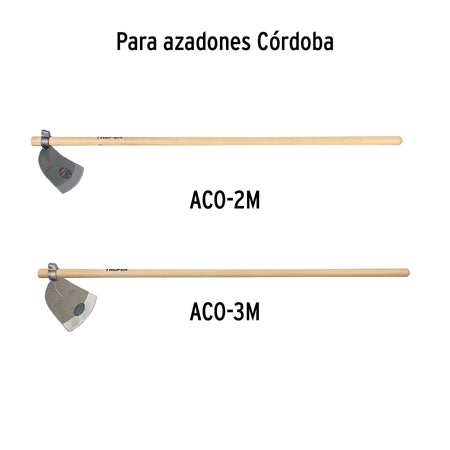 Mango de madera 54' para azadones Córdoba, TRUPER