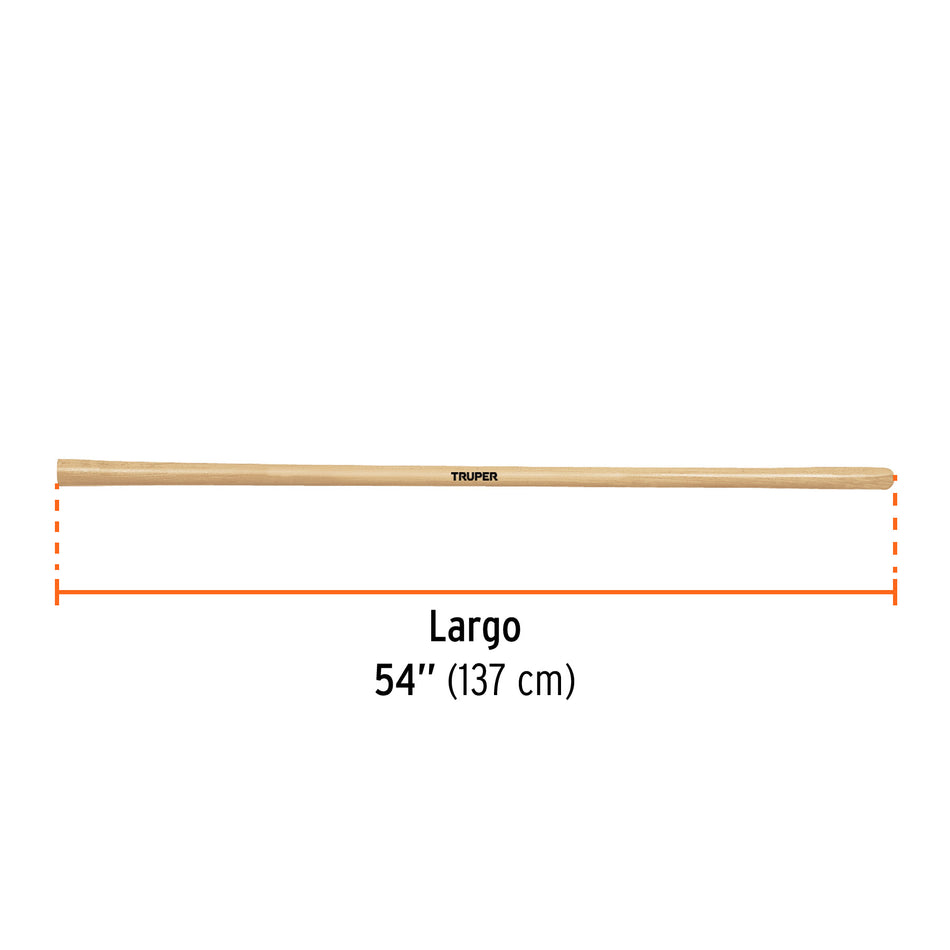 Mango de madera 54' para azadones Córdoba, TRUPER