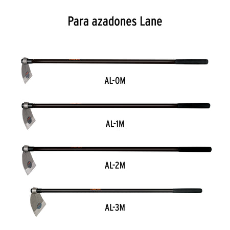 Mango de acero 54' para azadones lane y martillo, TRUPER