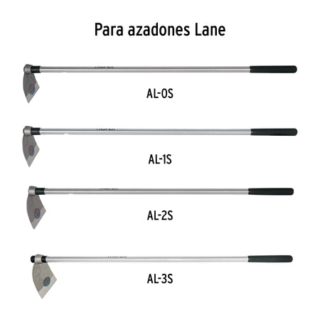 Mango de acero 54' para azadones lane y martillo, TRUPER