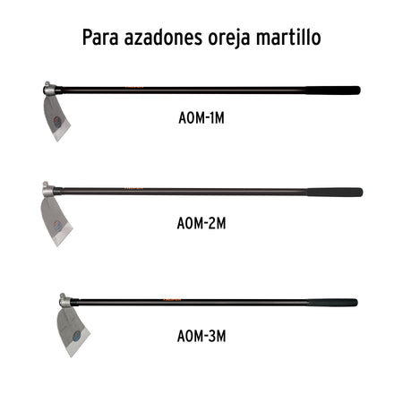 Mango de acero 54' para azadones lane y martillo, TRUPER