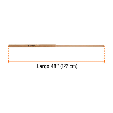 Mango de madera, repuesto para CA-38, 48', TRUPER 38, 48'