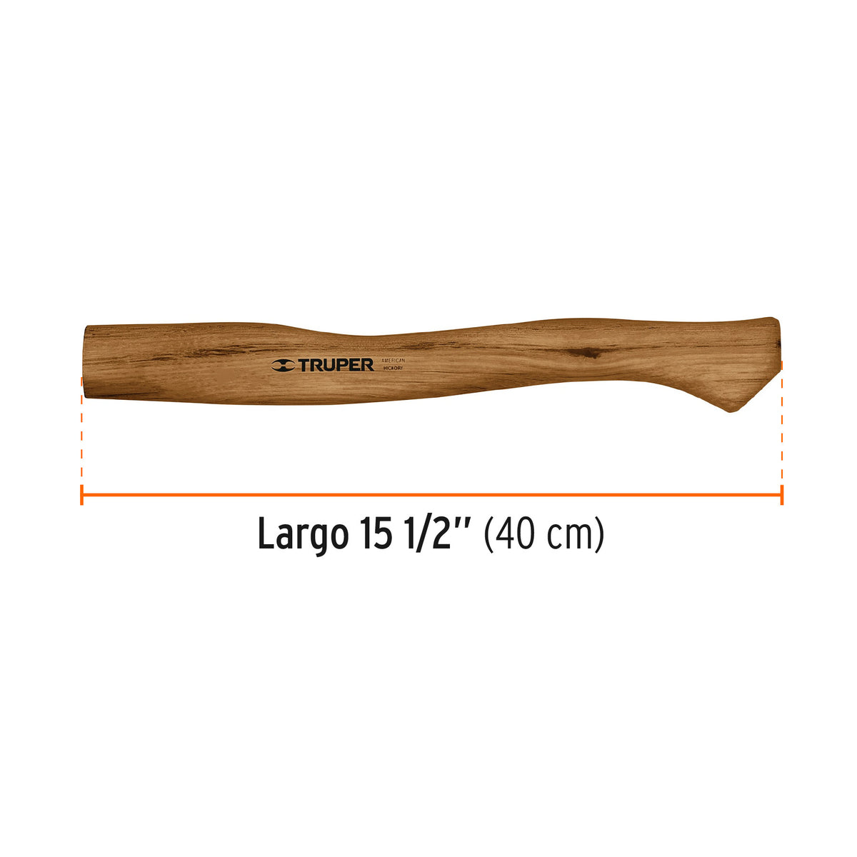 Mango hickory 15 1/2' para hacha cazadora y europea 1-3/4 lb