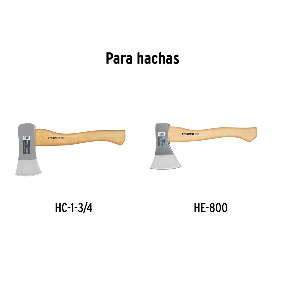 Mango hickory 15 1/2' para hacha cazadora y europea 1-3/4 lb