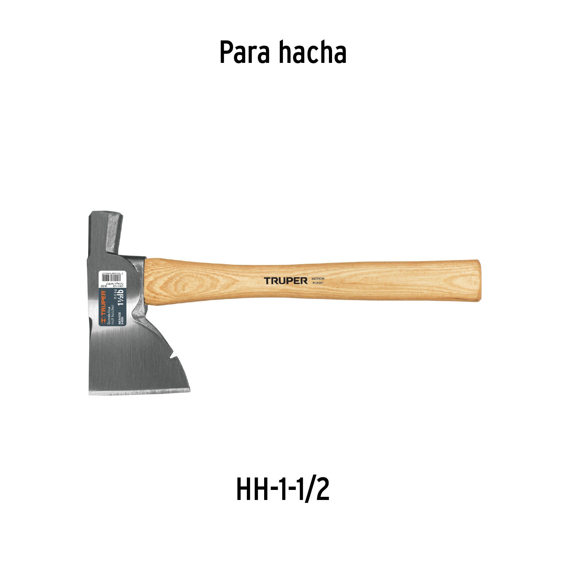 Mango hickory 14' para hacha doméstica 1-1/2 lb, TRUPER