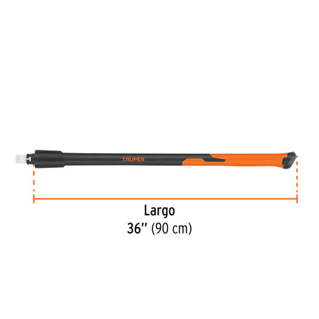 Mango de fibra d/vidrio para marros de 6 a 16 lb, 36',Truper