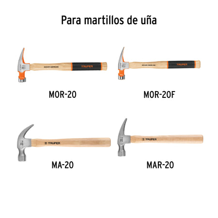 Mango p/martillos de uña MOR-20, MOR-20F, MA-20 y MAR-20 13'