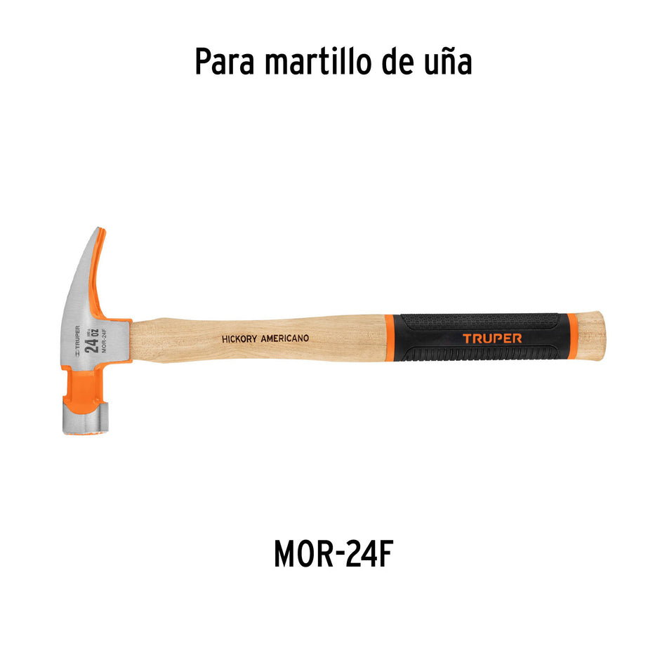 Mango para martillo de uña MOR-24F, de 17-3/4', Truper