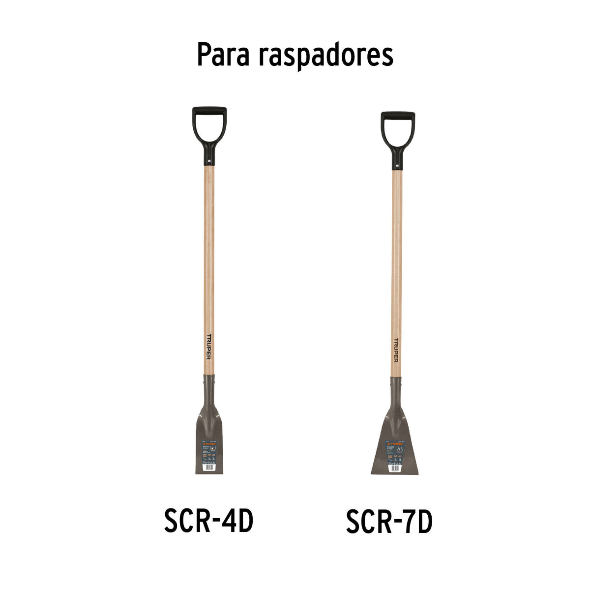 Mango para raspadores puño 'Y' SCR-4D y SCR-7D, 43', Truper