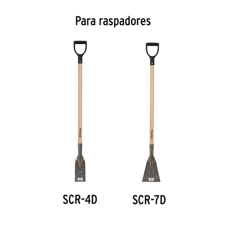 Mango para raspadores puño 'Y' SCR-4D y SCR-7D, 43', Truper